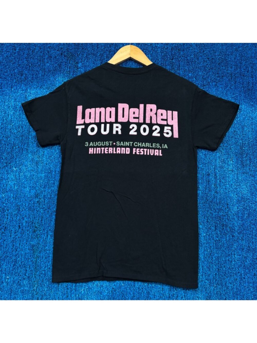 Lana Del Rey “Hinterland Tour Festival” Graphic T-Shirt Size Small View 3